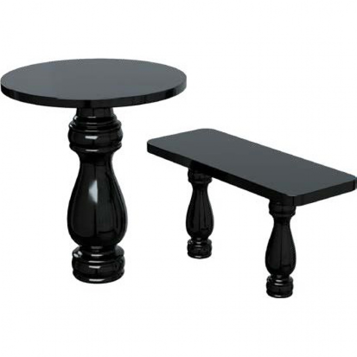 Столик и лавочка гранит TSR50