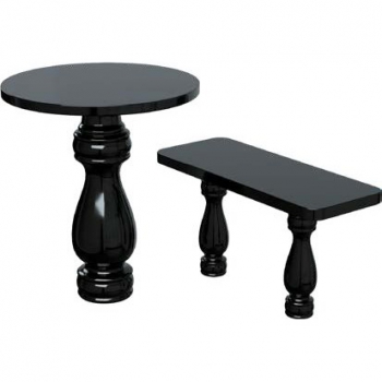 Столик и лавочка гранит TSR50