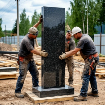 Установка памятников